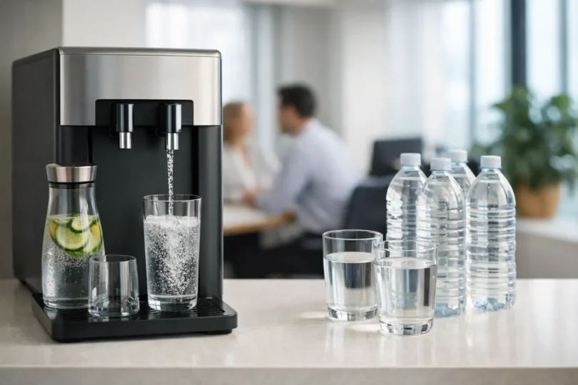 Tafelwasseranlage oder Flaschenwasser im Büro?