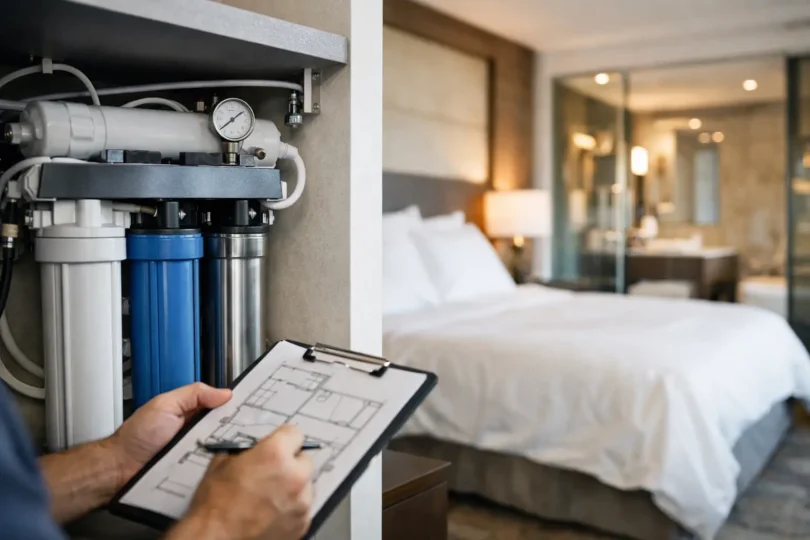 Wasserfilter im Hotel nachrüsten richtig planen