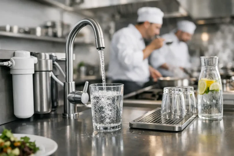 Leitungsgebundenes Wassersystem Gastronomie einführen