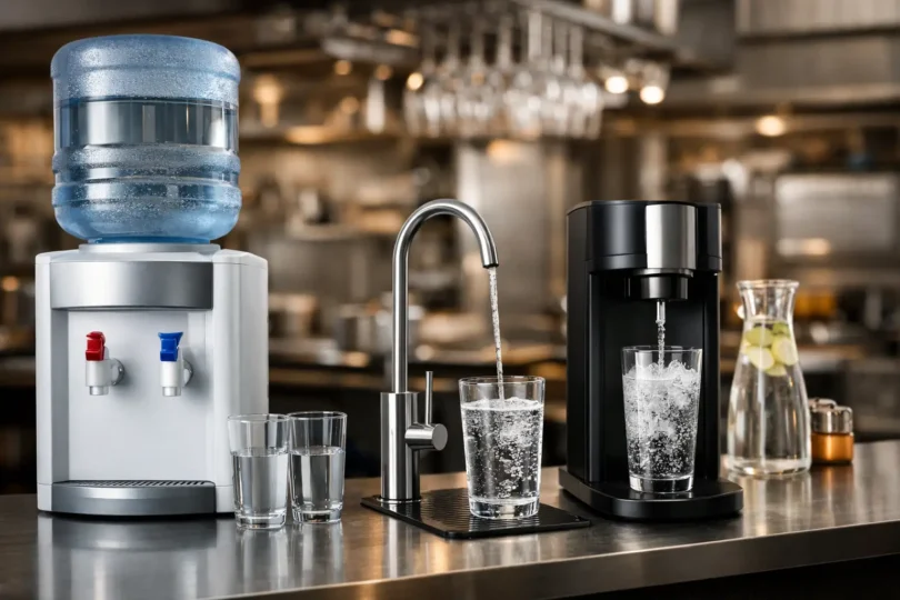 Vergleich von Trinkwassersystemen in der Gastronomie