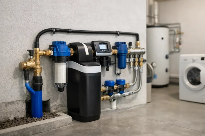 Referenz: Hausanschluss mit modularer Wassertechnik