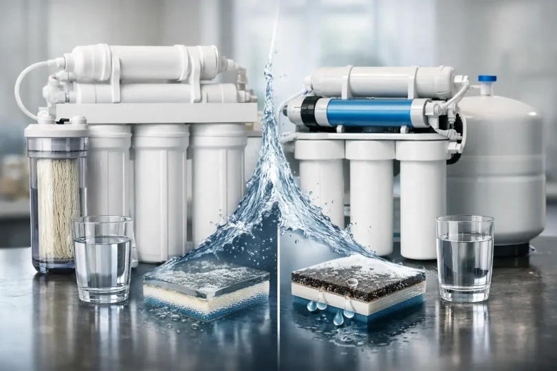 Ultrafiltration gegen Umkehrosmose im Vergleich