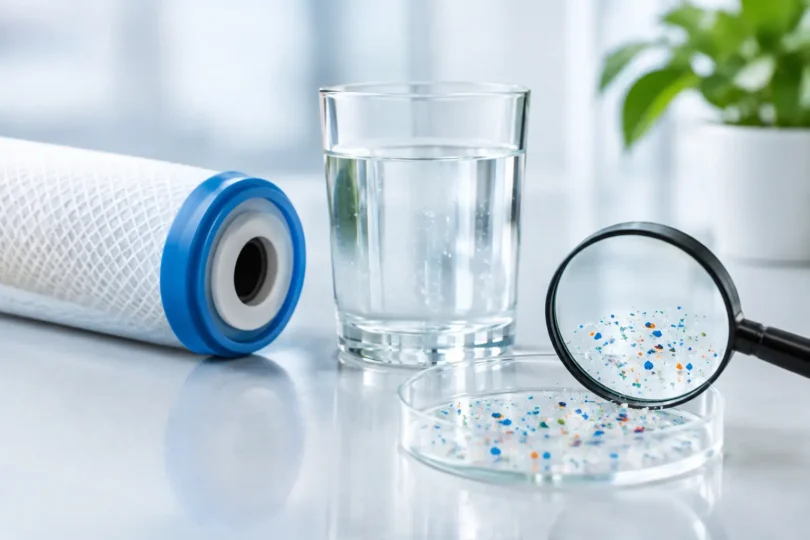 Bewertung der Mikroplastik-Filterleistung