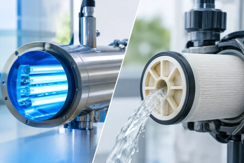 UV-Desinfektion versus Membranfiltration